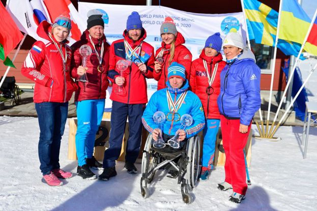 Три хрустальных глобуса Кубка Мира по лыжным гонкам и биатлону МПК по результатам сезона отправились в Россию