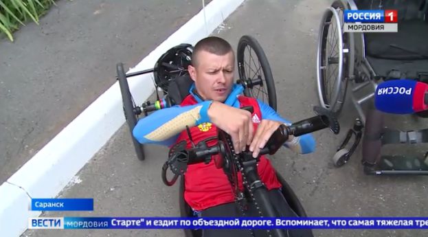 Семен Радаев - член сборной России по паратриатлону, живет и тренируется в Саранске